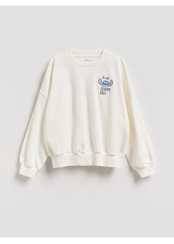 Reserved - Bluza Lilo i Stitch - złamana biel ze sklepu Reserved w kategorii Bluzy dziewczęce - zdjęcie 188997385