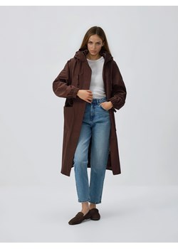 Reserved - Parka z kapturem - brązowy ze sklepu Reserved w kategorii Parki damskie - zdjęcie 188998328