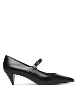 Szpilki Tommy Hilfiger Low Pump Abrasivato FW0FW09321 Czarny ze sklepu eobuwie.pl w kategorii Czółenka - zdjęcie 188998739