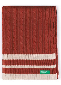 Benetton Pled w kolorze czerwonym ze sklepu Limango Polska w kategorii Tekstylia - zdjęcie 188998947