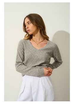 AUTHENTIC CASHMERE Kaszmirowy sweter "Grasmoor" w kolorze szarym ze sklepu Limango Polska w kategorii Swetry damskie - zdjęcie 188999028