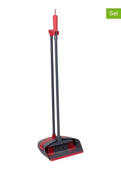 Dirt Devil 2-częściowy zestaw w kolorze czerwono-szarym - dł. 92 cm ze sklepu Limango Polska w kategorii Akcesoria kuchenne - zdjęcie 188999347