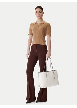 Calvin Klein Torebka Foil Logo Tote W/Pouch LV04F3274G Biały ze sklepu MODIVO w kategorii Torby Shopper bag - zdjęcie 188999438
