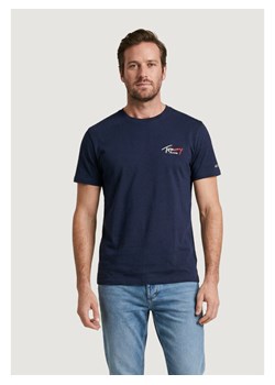 Tommy Jeans T-Shirt DM0DM22538 Granatowy Slim Fit ze sklepu MODIVO w kategorii T-shirty męskie - zdjęcie 188999446