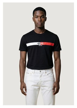 Tommy Jeans T-Shirt DM0DM22539 Czarny Regular Fit ze sklepu MODIVO w kategorii T-shirty męskie - zdjęcie 188999455
