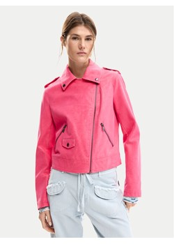 Desigual Kurtka z imitacji skóry Lolly 26SWEW06 Różowy Regular Fit ze sklepu MODIVO w kategorii Kurtki damskie - zdjęcie 188999468