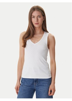 DKNY Top DJ6T1730 Biały Slim Fit ze sklepu MODIVO w kategorii Bluzki damskie - zdjęcie 188999498