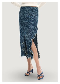 Desigual Spódnica jeansowa Anem 26SWFW04 Niebieski Regular Fit ze sklepu MODIVO w kategorii Spódnice - zdjęcie 188999515