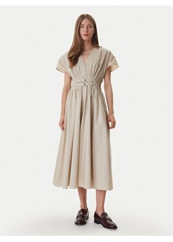 DKNY Sukienka codzienna DJ6D9194 Beżowy Regular Fit ze sklepu MODIVO w kategorii Sukienki - zdjęcie 188999538