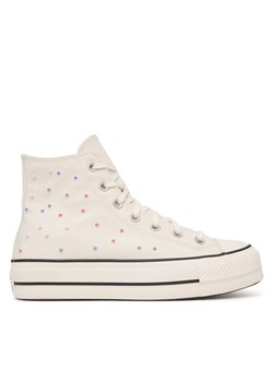Converse Trampki Chuck Taylor All Star Lift Platform Mini Studs A19140C Écru ze sklepu MODIVO w kategorii Trampki damskie - zdjęcie 188999596
