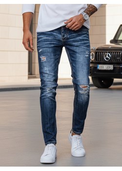 Spodnie męskie jeansowe niebieskie Dstreet UX3948 ze sklepu DSTREET.PL w kategorii Jeansy męskie - zdjęcie 189000736