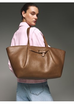 Reserved - Torebka shopper - beżowy ze sklepu Reserved w kategorii Torebki damskie - zdjęcie 189001928