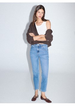 Mohito - Jeansy mom slim - niebieski ze sklepu Mohito w kategorii Jeansy damskie - zdjęcie 189003369