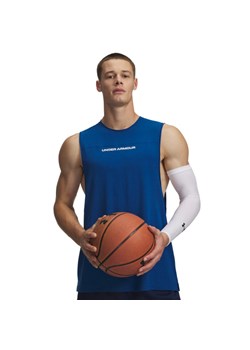 Męski top treningowy Under Armour UA Hoops Training Tank - niebieska ze sklepu Sportstylestory.com w kategorii T-shirty męskie - zdjęcie 189003696