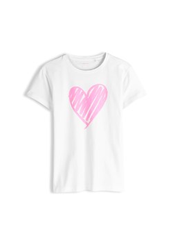 GATE Bawełniana koszulka z nadrukiem 8Y ze sklepu gateshop w kategorii Bluzki dziewczęce - zdjęcie 189004025