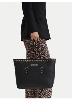 Just Cavalli Torebka 80RA4BU1 ZSB81 Czarny ze sklepu MODIVO w kategorii Torby Shopper bag - zdjęcie 189004179
