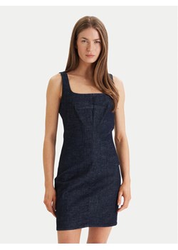 Calvin Klein Sukienka codzienna Sculpt LV047F793G Granatowy Slim Fit ze sklepu MODIVO w kategorii Sukienki - zdjęcie 189004225