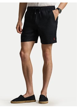Polo Ralph Lauren Szorty materiałowe 710P08205504 Czarny Regular Fit ze sklepu MODIVO w kategorii Spodenki męskie - zdjęcie 189004246