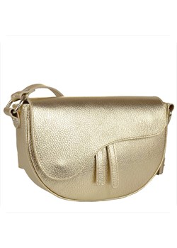 Borse in pelle torebka ze skóry naturalnej listonoszka złota ze sklepu melon.pl w kategorii Listonoszki - zdjęcie 189005525