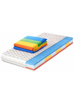 Profilowany materac piankowy 7-strefowy 140x200 S0-R20 ze sklepu Edinos.pl w kategorii Łóżka i materace - zdjęcie 189006315