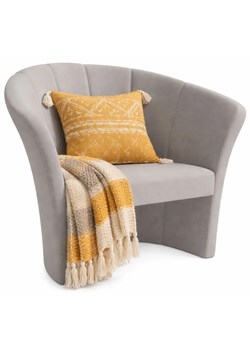 Szary nowoczesny fotel kubełkowy W0-F83 ze sklepu Edinos.pl w kategorii Fotele - zdjęcie 189006318