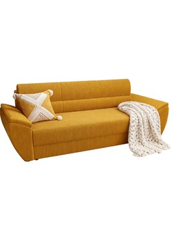 Musztardowa wersalka rozkładana D2-L95 ze sklepu Edinos.pl w kategorii Sofy i kanapy - zdjęcie 189006326