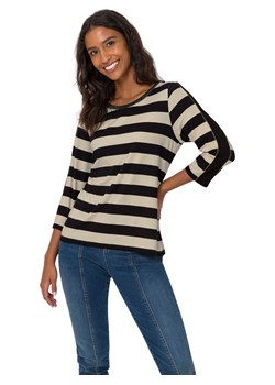 Heine Koszulka w kolorze czarno-beżowym ze sklepu Limango Polska w kategorii Bluzki damskie - zdjęcie 189007009