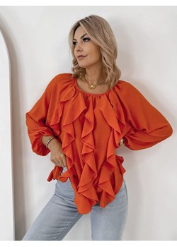 bluzka hadley pomarańczowa one size ze sklepu UBRA w kategorii Bluzki damskie - zdjęcie 189007127