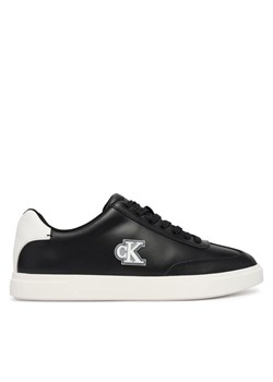 Sneakersy Calvin Klein Low Prof Cupsole Emb Lth HM0HM02124 Czarny ze sklepu eobuwie.pl w kategorii Buty sportowe męskie - zdjęcie 189007367