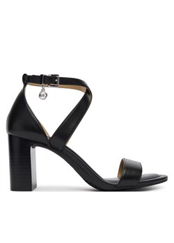Sandały MICHAEL Michael Kors Alexa Block 40S6AXMS1L Czarny ze sklepu eobuwie.pl w kategorii Kozaki damskie - zdjęcie 189007378