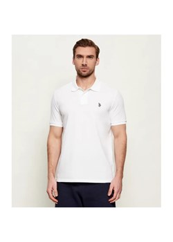US Polo ASSN Polo | Classic fit | pique ze sklepu Gomez Fashion Store w kategorii T-shirty męskie - zdjęcie 189008075