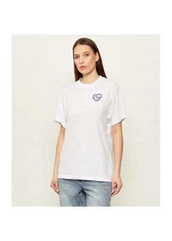 Hugo Blue T-shirt Vintage | Relaxed fit ze sklepu Gomez Fashion Store w kategorii Bluzki damskie - zdjęcie 189009025