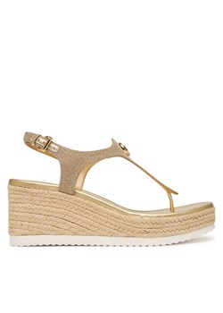 MICHAEL Michael Kors Espadryle Val Thong Wedge 40S6VAMS1D Złoty ze sklepu MODIVO w kategorii Espadryle damskie - zdjęcie 189009117