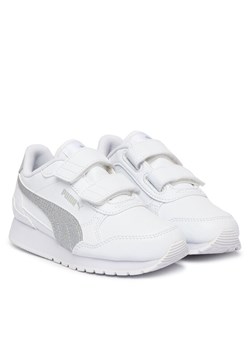 Puma Sneakersy St Runner V4 Glitter 401587 01 Biały ze sklepu MODIVO w kategorii Buty sportowe dziecięce - zdjęcie 189009236