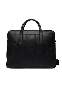 Calvin Klein Torba na laptopa Emblem Aop Emboss Commuter LV04D3329G Czarny ze sklepu MODIVO w kategorii Torby na laptopa - zdjęcie 189009258
