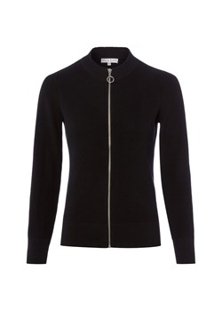 Marie Lund Kardigan damski Kobiety Bawełna (100%) czarny jednolity ze sklepu vangraaf w kategorii Swetry damskie - zdjęcie 189010227