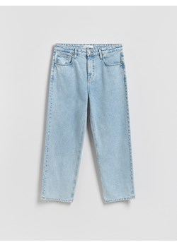 Reserved - Jeansy loose z efektem sprania - niebieski ze sklepu Reserved w kategorii Jeansy męskie - zdjęcie 189010865