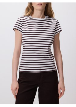 Reserved - T-shirt z domieszką jedwabiu - wielobarwny ze sklepu Reserved w kategorii Bluzki damskie - zdjęcie 189011066