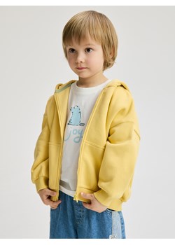 Reserved - Bawełniana bluza oversize - żółty ze sklepu Reserved w kategorii Bluzy chłopięce - zdjęcie 189011179