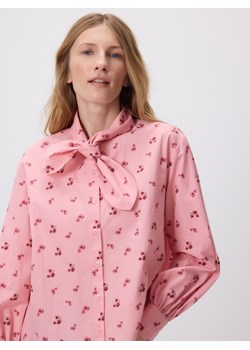Reserved - Koszula z kwiatowym motywem - różowy ze sklepu Reserved w kategorii Bluzki damskie - zdjęcie 189011389