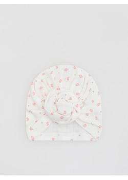 Reserved - Czapka turban - złamana biel ze sklepu Reserved w kategorii Czapki dziecięce - zdjęcie 189011409