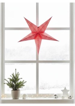 Sinsay - Lampka wisząca LED w kształcie gwiazdy - czerwony ze sklepu Sinsay w kategorii Dekoracje bożonarodzeniowe - zdjęcie 189012619