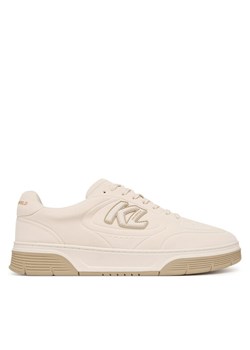 Sneakersy KARL LAGERFELD Kourtney KL53016 Écru ze sklepu eobuwie.pl w kategorii Buty sportowe męskie - zdjęcie 189012868