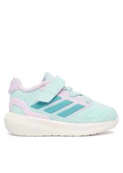 Sneakersy adidas Runfalcon 5 JP9408 Zielony ze sklepu eobuwie.pl w kategorii Buty sportowe dziecięce - zdjęcie 189012886