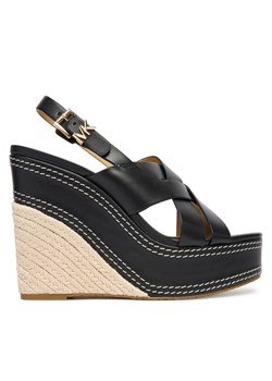 Sandały MICHAEL Michael Kors Nora 40S5NOHS3L Czarny ze sklepu eobuwie.pl w kategorii Espadryle damskie - zdjęcie 189012908