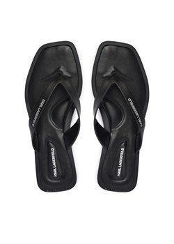 Japonki KARL LAGERFELD Brio II KL85406 Czarny ze sklepu eobuwie.pl w kategorii Klapki damskie - zdjęcie 189012917