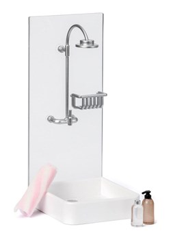 Lundby Zestaw do łazienki z prysznicem - 4+ ze sklepu Limango Polska w kategorii Zabawki - zdjęcie 189015129