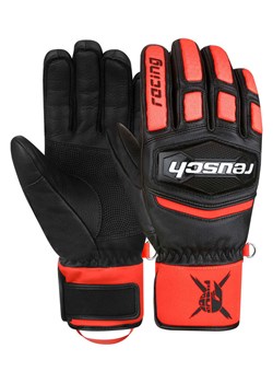 Reusch Rękawiczki funkcyjne "Worldcup Warrior GS" w kolorze pomarańczowo-czarnym ze sklepu Limango Polska w kategorii Rękawiczki dziecięce - zdjęcie 189015588