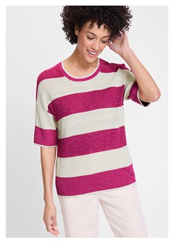 Olsen Sweter w kolorze fioletowo-beżowym ze sklepu Limango Polska w kategorii Swetry damskie - zdjęcie 189015915