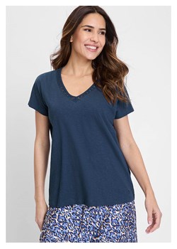 Olsen Koszulka w kolorze granatowym ze sklepu Limango Polska w kategorii Bluzki damskie - zdjęcie 189015957